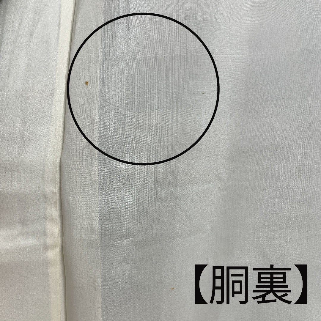 大島紬 身丈159.5cm 裄丈60.5cm 黒鳶色 横縞 縞大島 正絹 Bランク 袷 茶系 1116001714314