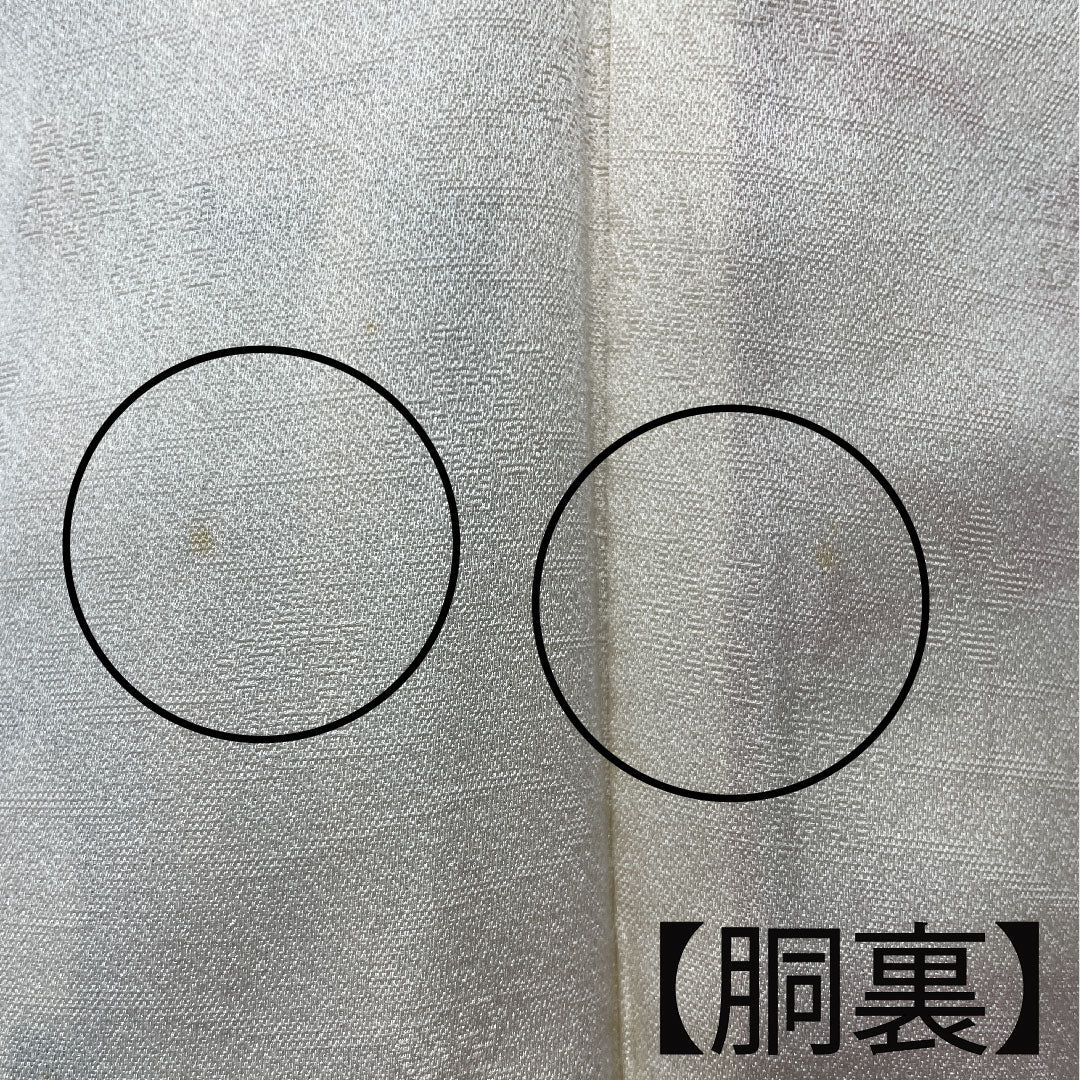 振袖 身丈166cm 裄丈63cm 袷 中紅色 鉾 草花模様 正絹 Aランク 朱系 1113001463516