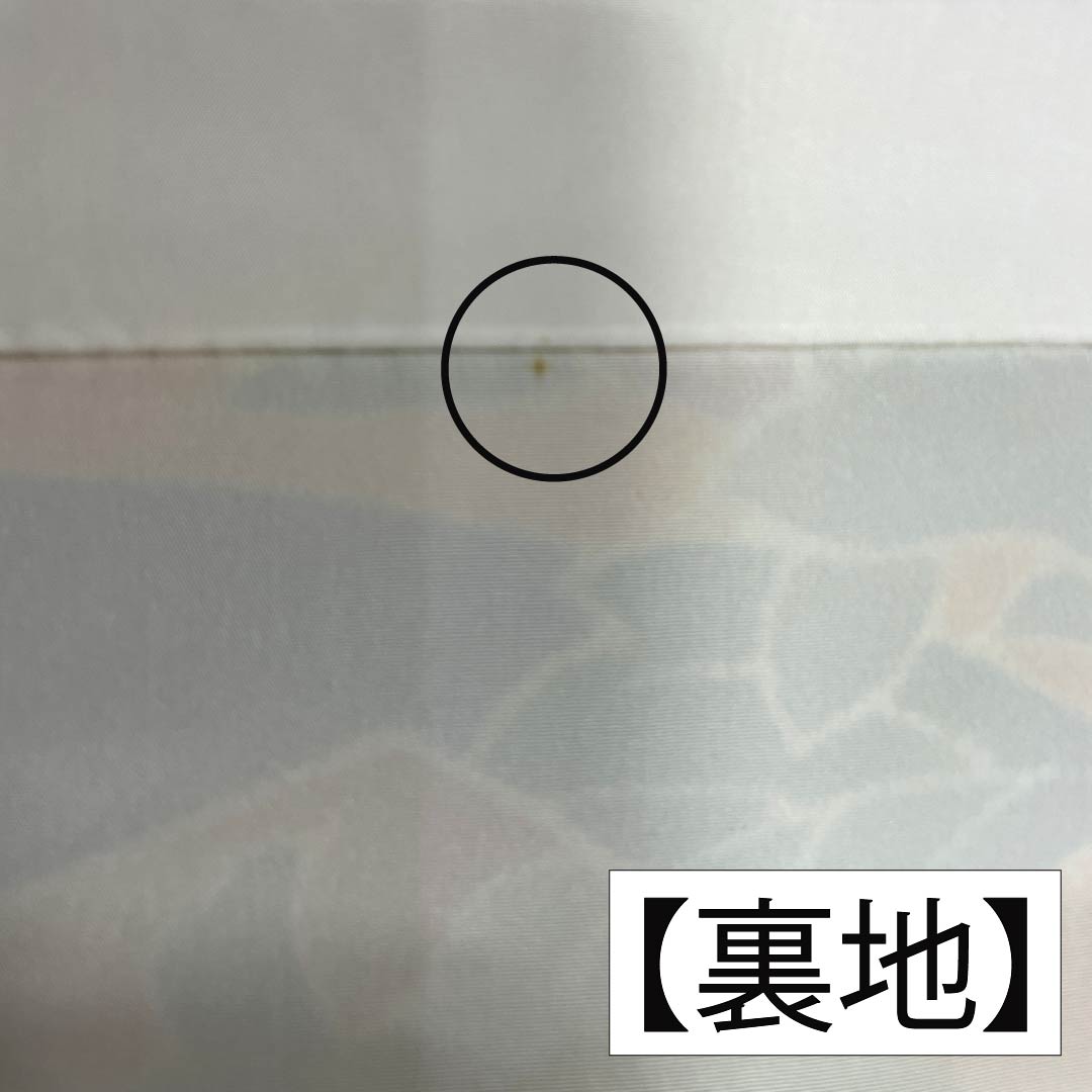 振袖 正絹 Aランク 身丈153cm 裄丈60.5cm 袷 型染 吉祥文様 梅 菊 ちりめん地 重ね衿付き 青系 1113002233217