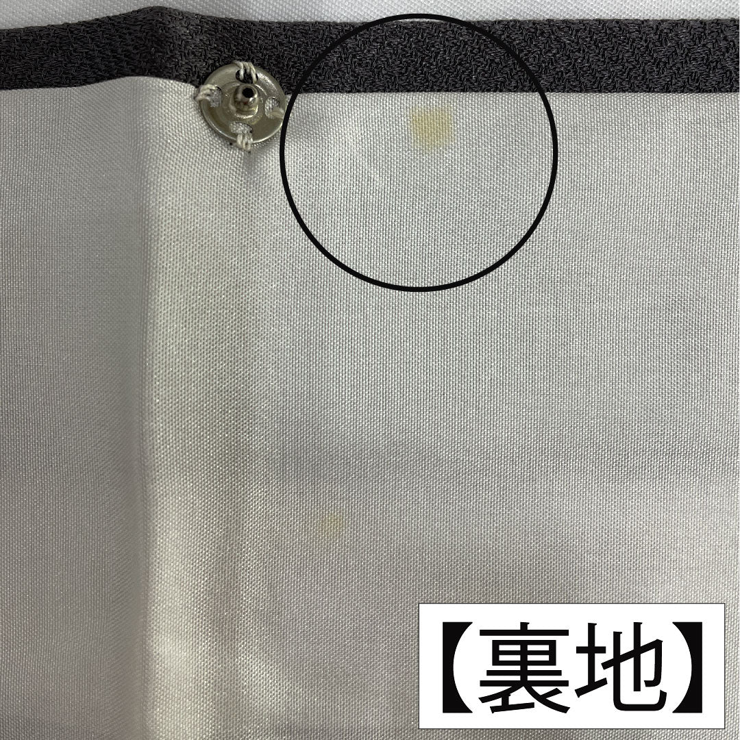 訪問着 正絹 袷 身丈164cm 裄丈63.5cm 藍鼠色(あいねずいろ) 部分絞り 桜 Aランク グレー系 1112005773422