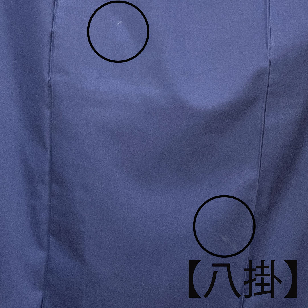大島紬 身丈148.5cm 裄丈66cm 緯総絣 亀甲模様 正絹 Aランク 袷 紺系 1116001673118