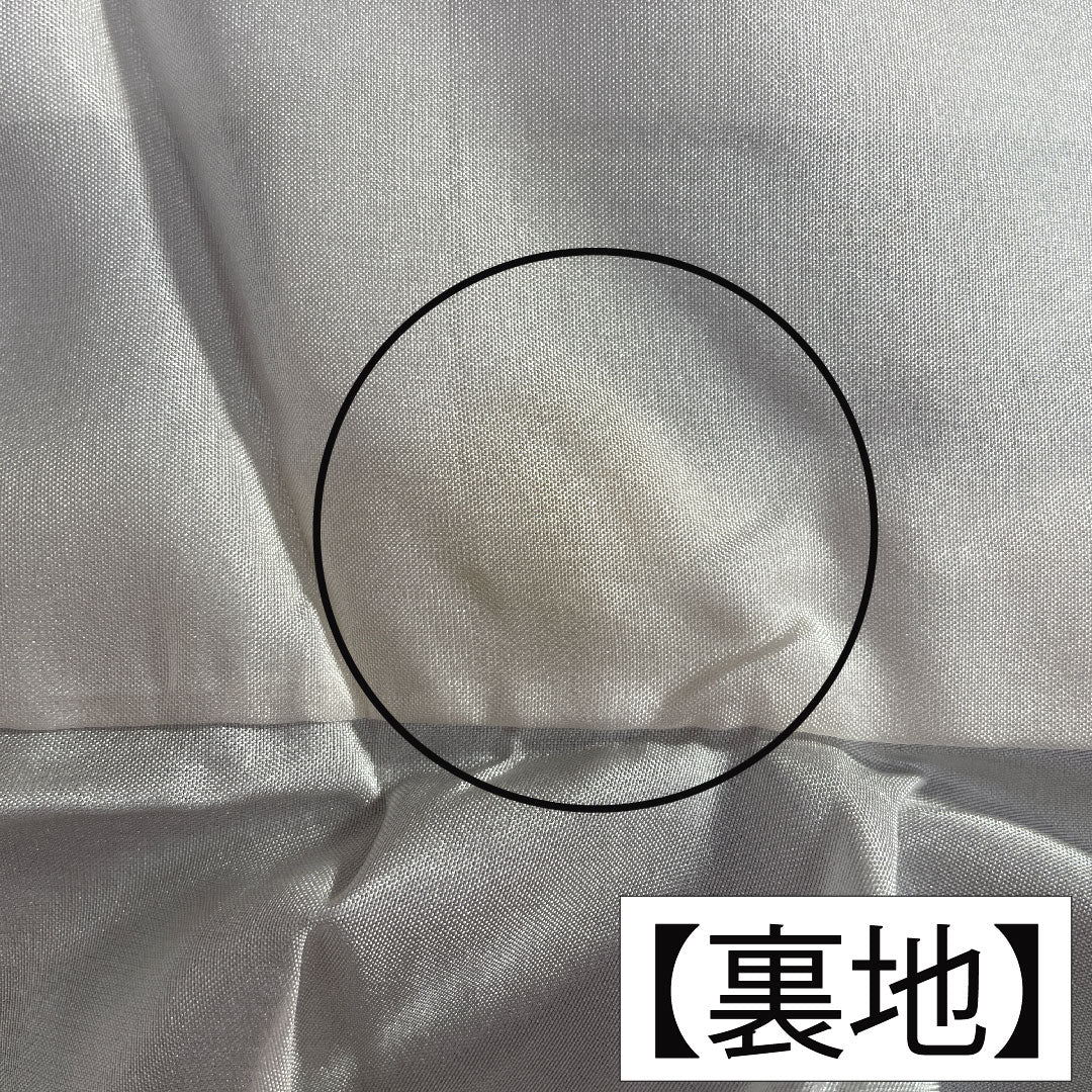 訪問着 正絹 袷 身丈164cm 裄丈63.5cm 藍鼠色(あいねずいろ) 部分絞り 桜 Aランク グレー系 1112005773422