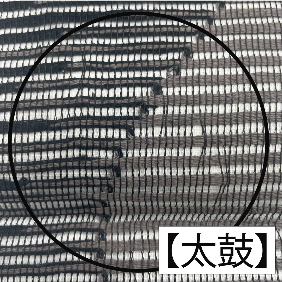 袋帯 正絹 抽象模様 帯丈446cm Bランク 六通 カジュアル モノトーン 1123012434327