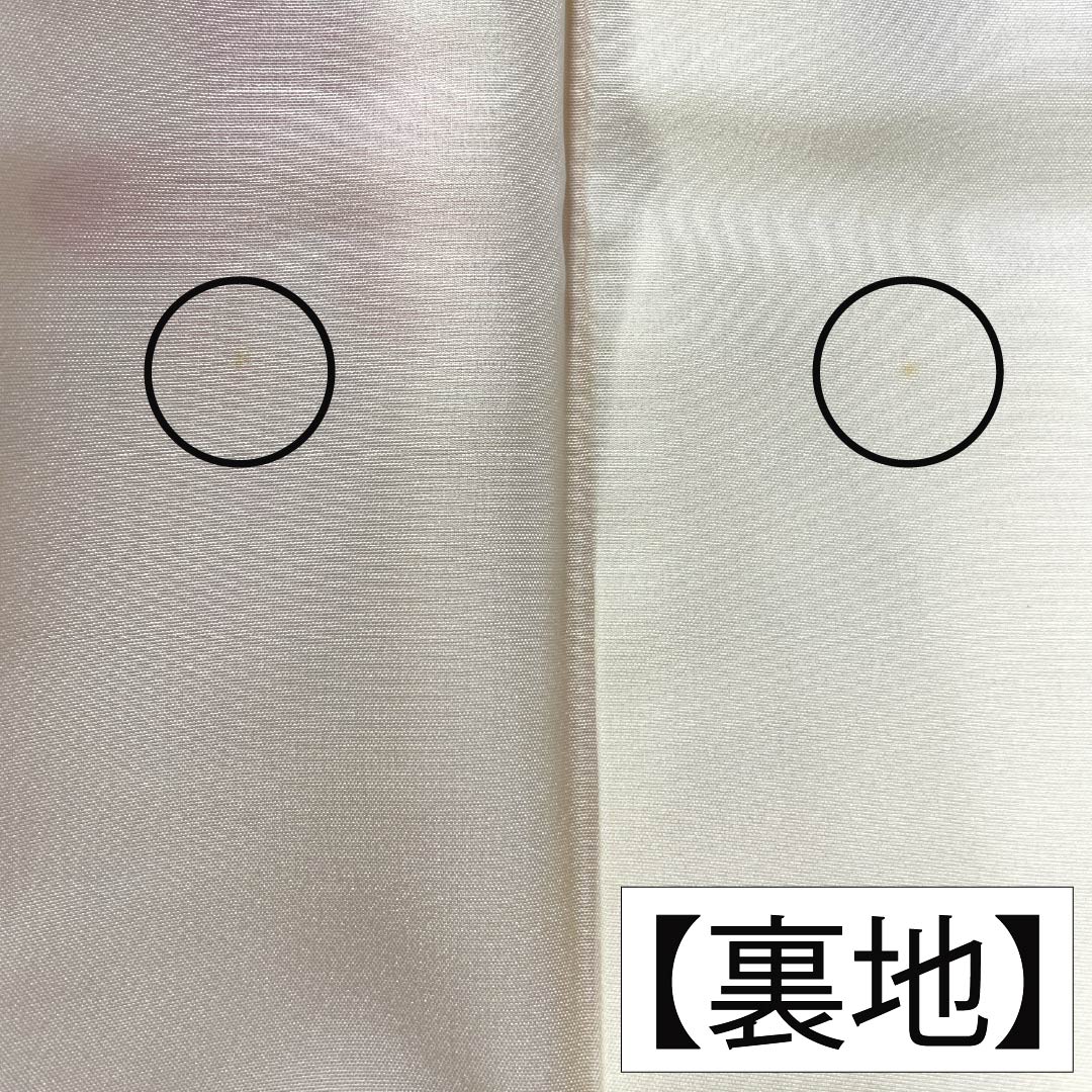 小紋 正絹 身丈154.5cm 裄丈63.5cm 袷 朱華色(はねずいろ) 総花 Bランク 橙系 1115004994226