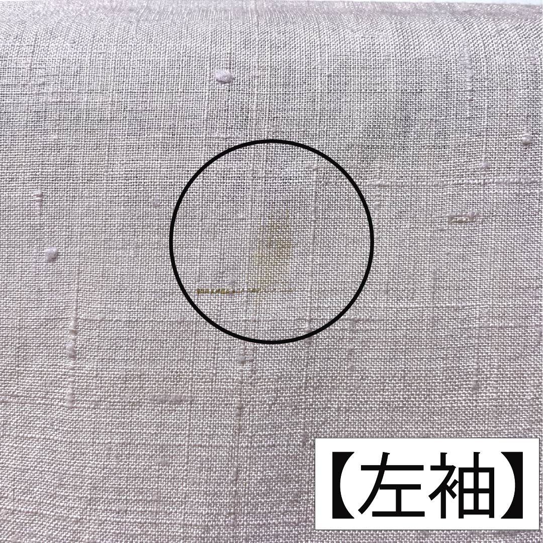 訪問着 正絹 Bランク 単衣 身丈165.5cm 裄丈64.5cm 白藤色(しらふじいろ) 紬地 絞り 作家物 辻ヶ花 紫系 1112007554520