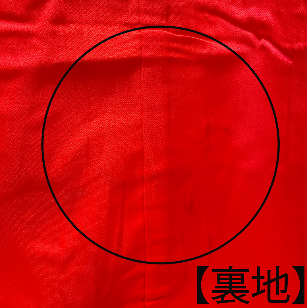 色打掛 正絹 身丈191cm 裄丈65cm 唐織 金彩加工 鶴 Bランク 袷 白系 1110000664911