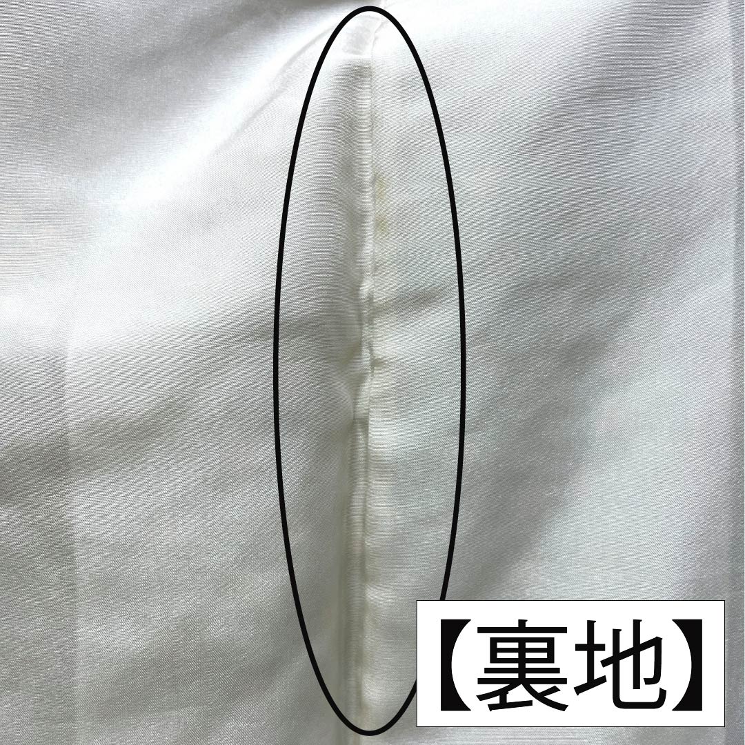 訪問着 正絹 Bランク 袷 身丈160.5cm 裄丈65.5cm 硫黄色(いおういろ) 総絞り 草花 緑系 1112007444419