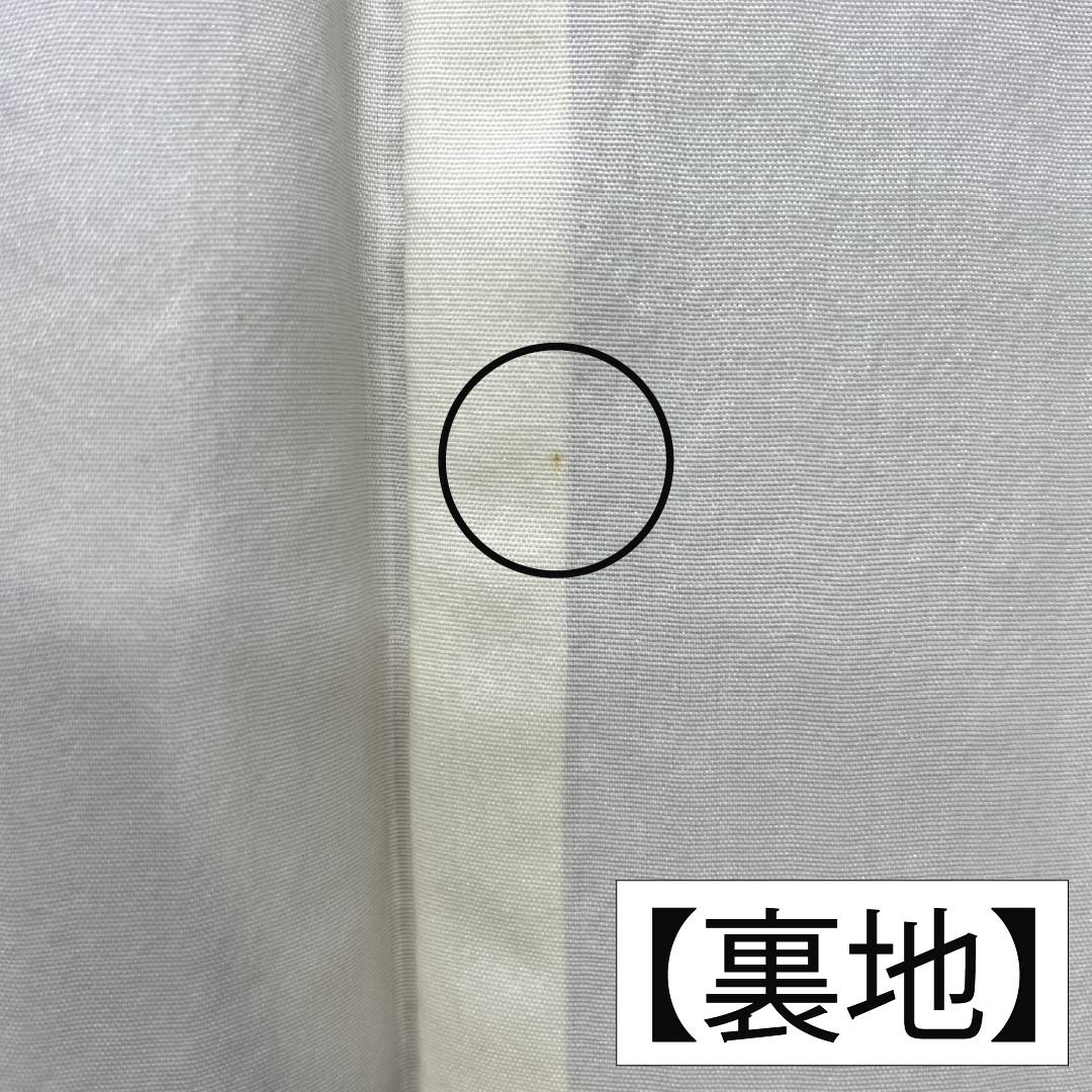 訪問着 正絹 Aランク 袷 身丈153.5cm 裄丈62.5cm 白梅色(しらうめいろ) 花 紫系 1112007573220