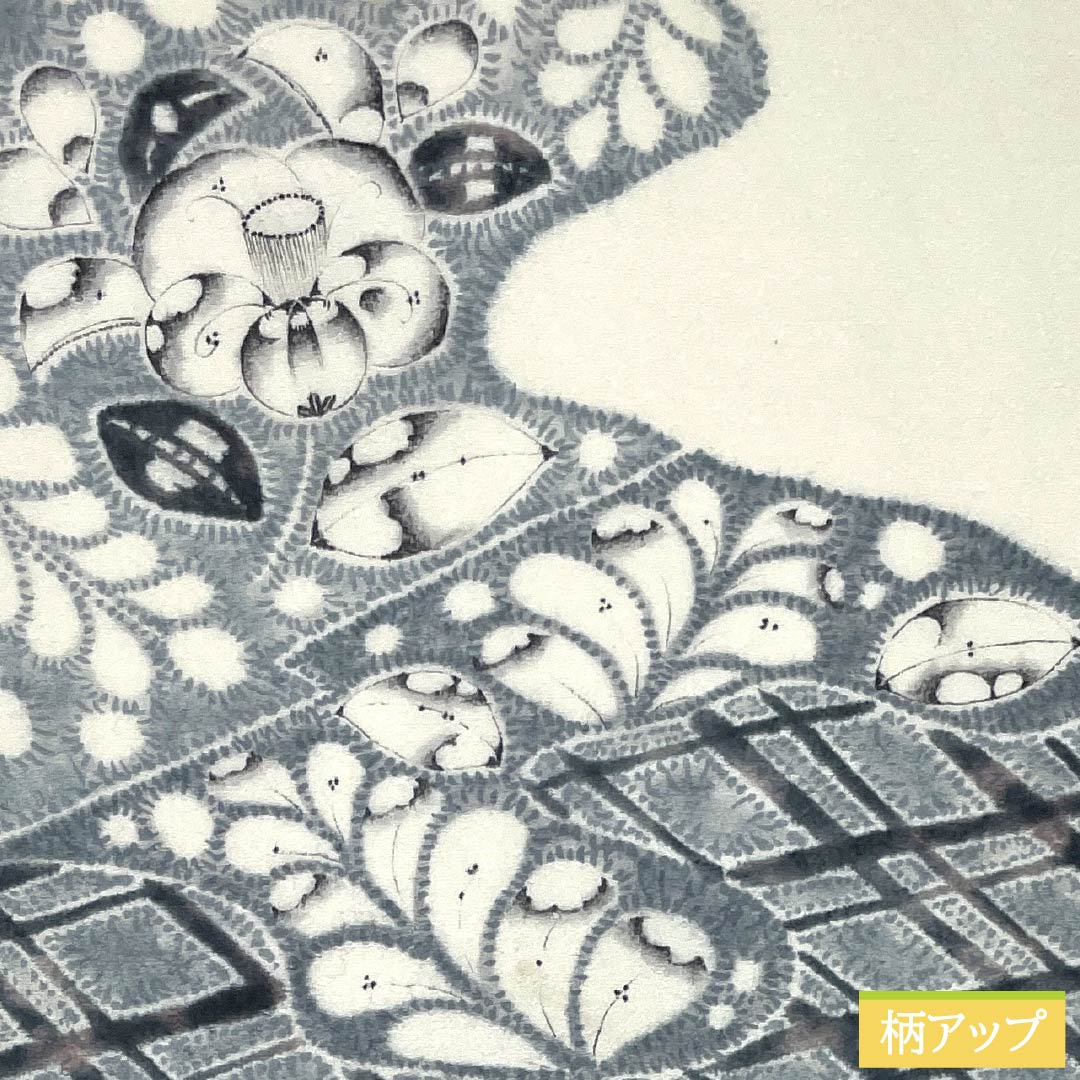 名古屋帯 正絹 Aランク 辻ヶ花 染め帯 作家物 帯丈388cm ポイント柄 カジュアル クリーム系 1124010353415 名古屋仕立て