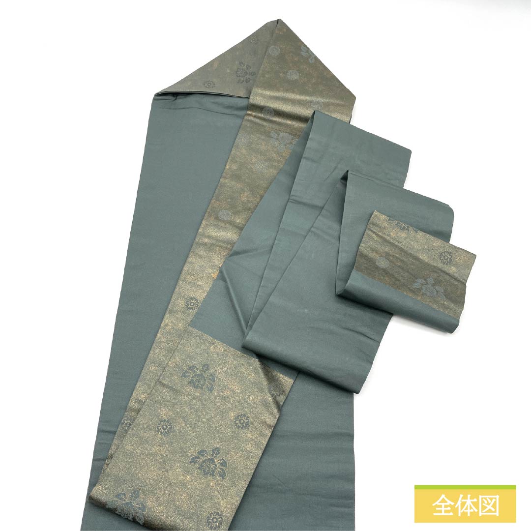 名古屋帯 正絹 Aランク 抽象模様 西陣織 帯丈357cm ポイント柄 セミフォーマル グラデーション系 1124010383399 名古屋仕立て