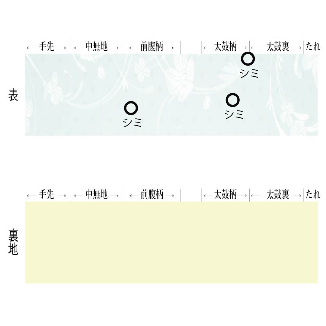 名古屋帯 正絹 Aランク 辻ヶ花 染め帯 作家物 帯丈388cm ポイント柄 カジュアル クリーム系 1124010353415 名古屋仕立て