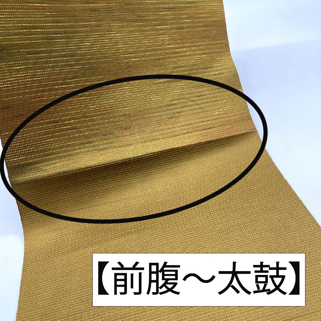 名古屋帯 正絹 Aランク 抽象模様 帯丈358cm 六通 カジュアル グラデーション系 1124010063399 松葉仕立て