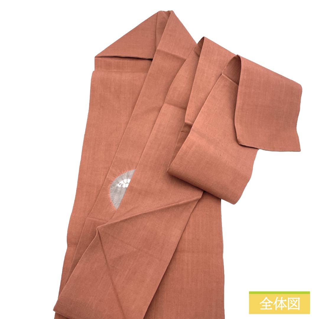 名古屋帯 正絹 Aランク 名古屋仕立て 赤蘇芳色(あかすおういろ) 汕頭刺繍 絞り 古典柄 帯丈359cm ポイント柄 カジュアル ピンク系 1124012553313