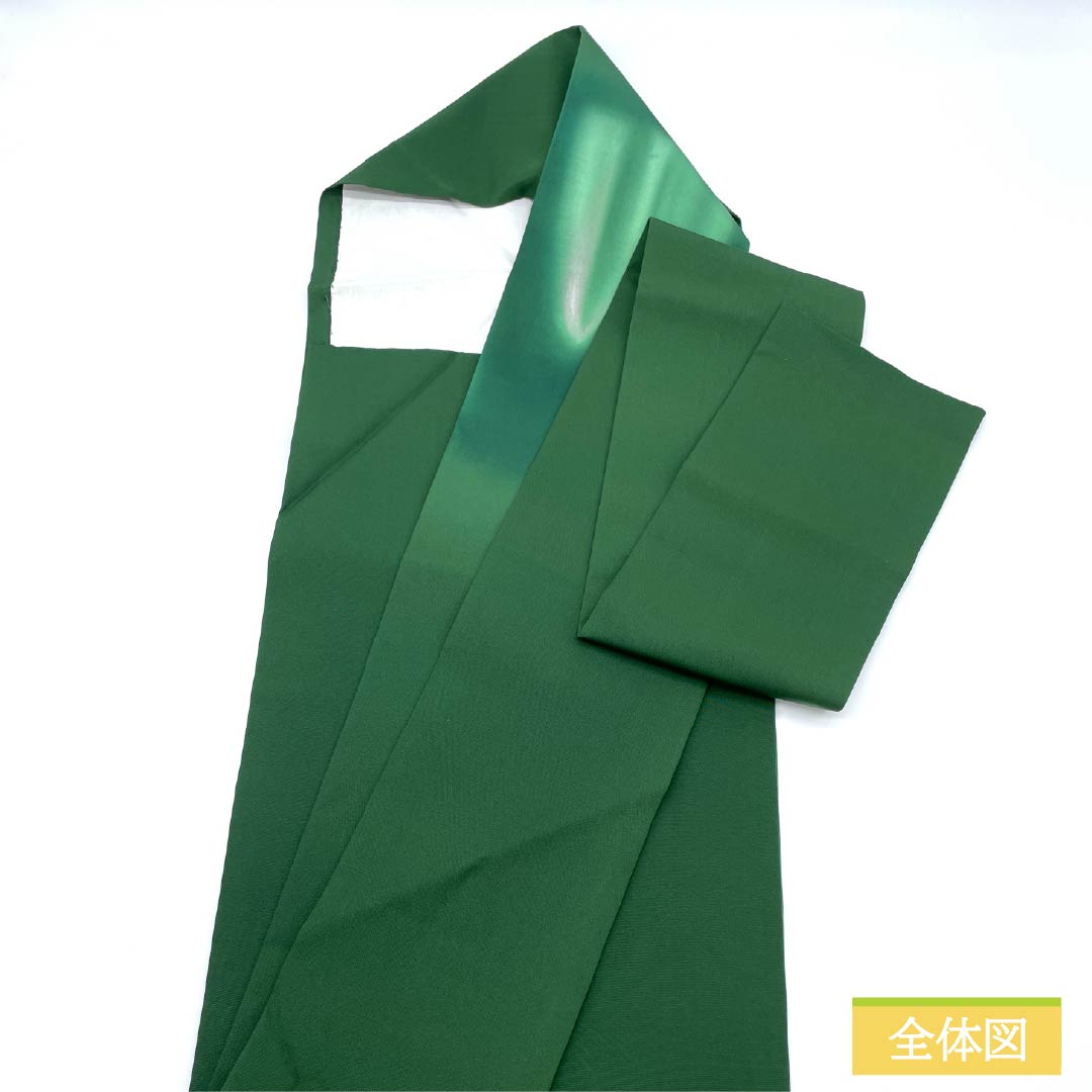 Nagoya obi, genuine silk, A rank, biloudo-iro (velvet color), dyed obi, shioze silk, abstract pattern, obi length 358cm, point pattern, semi-formal, green, 1124011373319, Nagoya tailoring