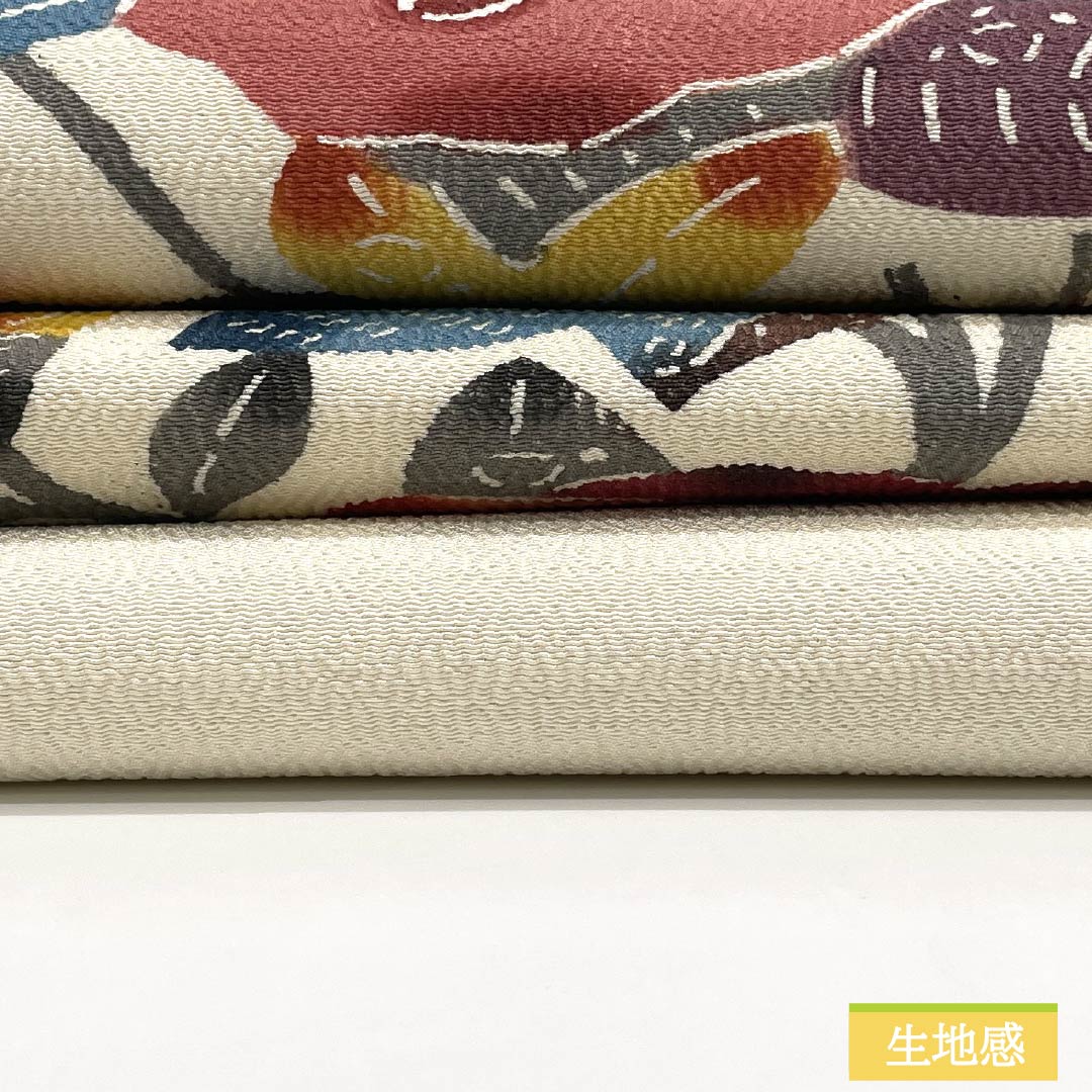 (京袋帯)名古屋帯 正絹 Aランク 乳白色(にゅうはくしょく) 京紅型 東雲色(しののめいろ) 花柄 帯丈345cm 六通 カジュアル 白系 1124011073311 名古屋仕立て