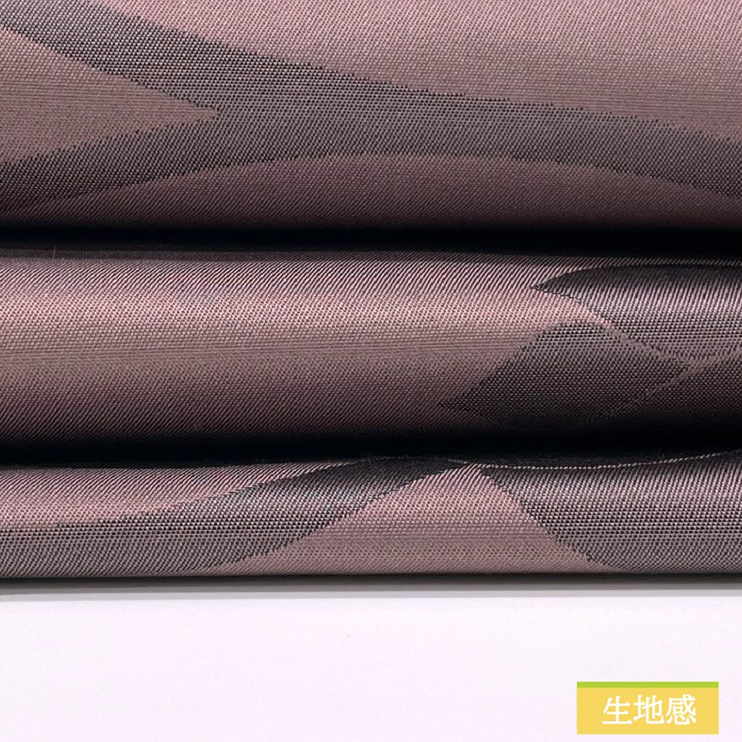 Nagoya obi, genuine silk, A rank, dark gray with a reddish tinge, for Buddhist memorial services, classic pattern, lotus, obi length 363cm, rokkaku, semi-formal, purple family, 1124011393320, Nagoya tailoring