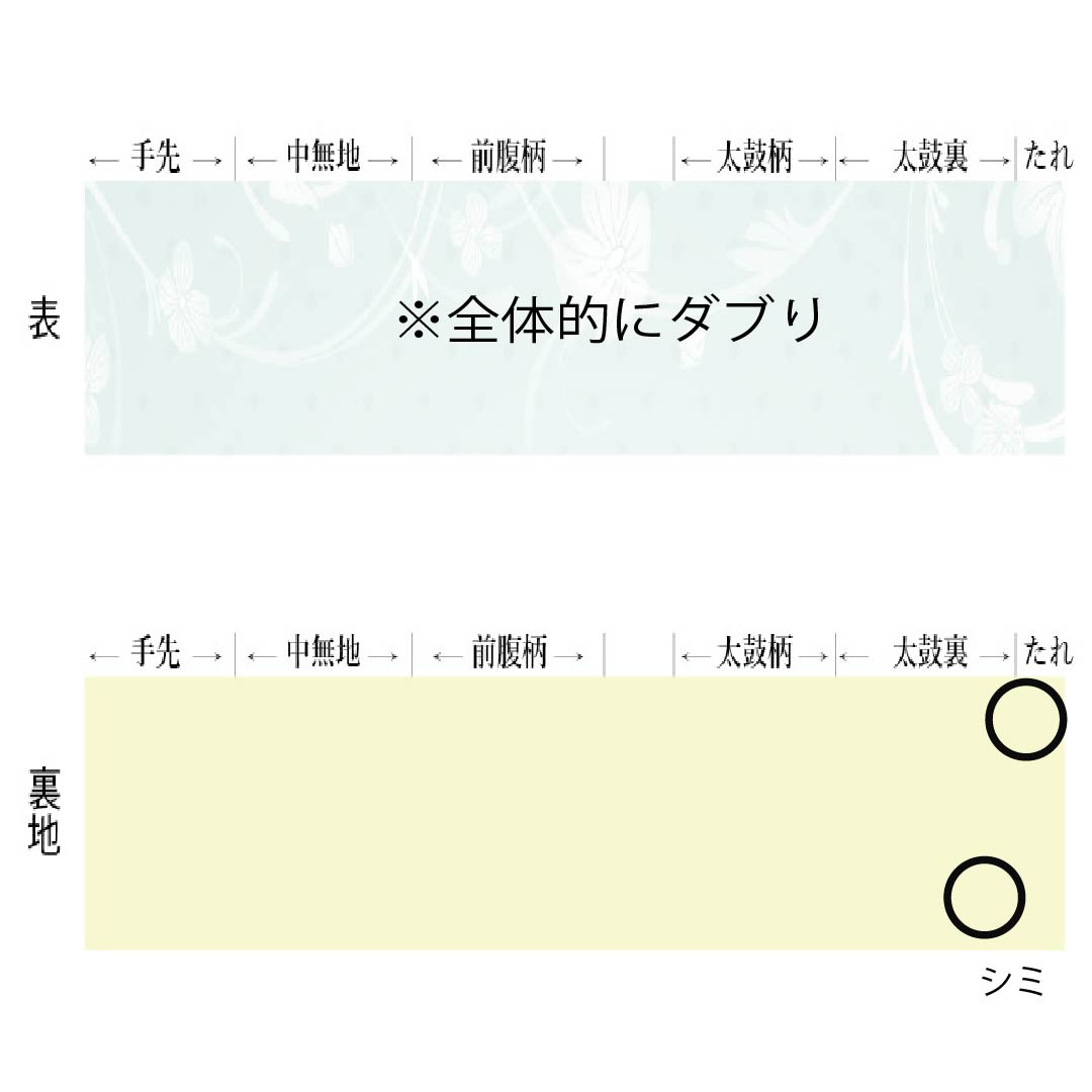名古屋帯 正絹 Aランク 名古屋仕立て 銀色(ぎんいろ) 古典柄 波 寒色系 帯丈357cm 六通 セミフォーマル 銀系 1124012373322