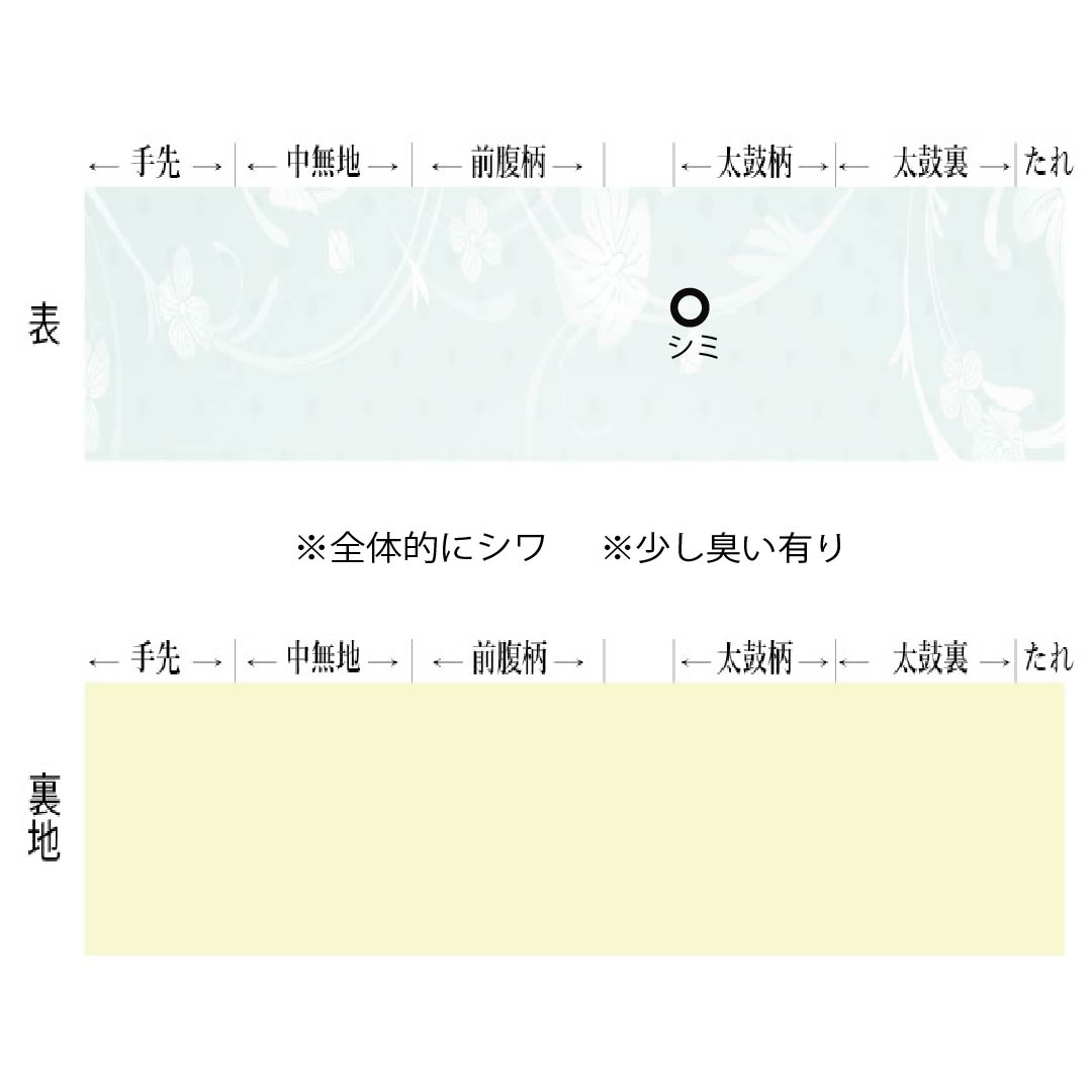 名古屋帯 正絹 Aランク 開き仕立て 暗紅色(あんこうしょく) 献上柄 夏帯 帯丈360cm 全通 カジュアル 紫系 1124013353320