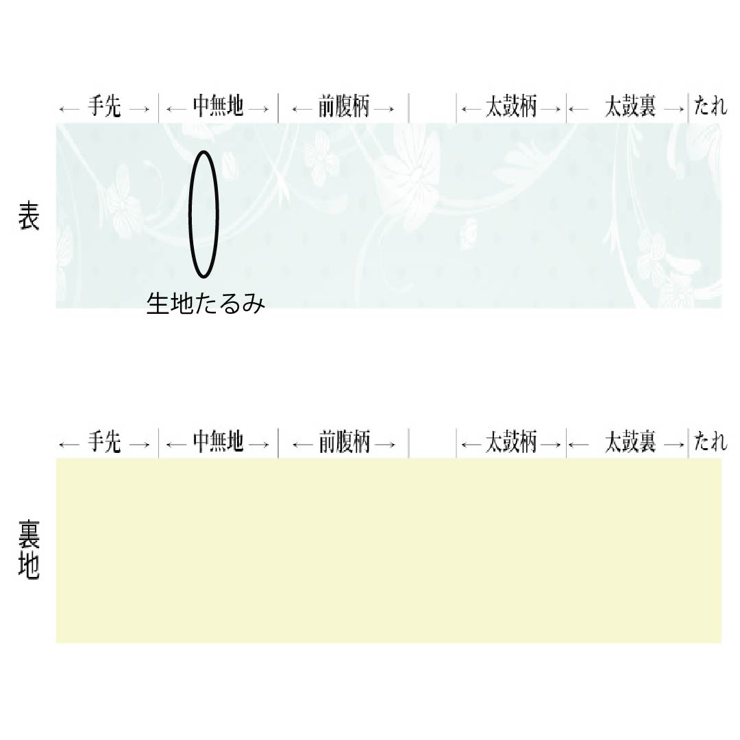 Fukuro Obi (Bag) - Pure Silk, Brown (Kachiiro) - Nishijin Weave - Shoba Weave - Hana Sarasa - Obi Length: 428cm - S Rank - Six-way - Semi-formal - Navy Blue - 1123012982318