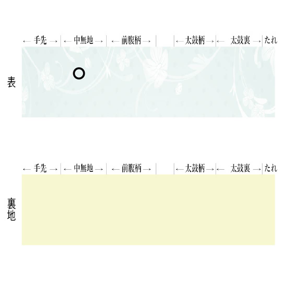 (京袋帯)名古屋帯 正絹 Aランク 金色 金彩加工 花柄 螺鈿 帯丈363cm ポイント柄 セミフォーマル 金系 1124011063321 名古屋仕立て