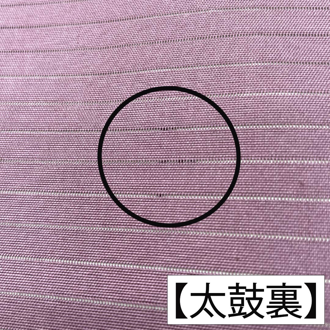 名古屋帯 正絹 Aランク 名古屋仕立て 二人静色(ふたりしずかいろ) 夏帯 花柄 桔梗 帯丈364cm ポイント柄 カジュアル 紫系 1124012983320