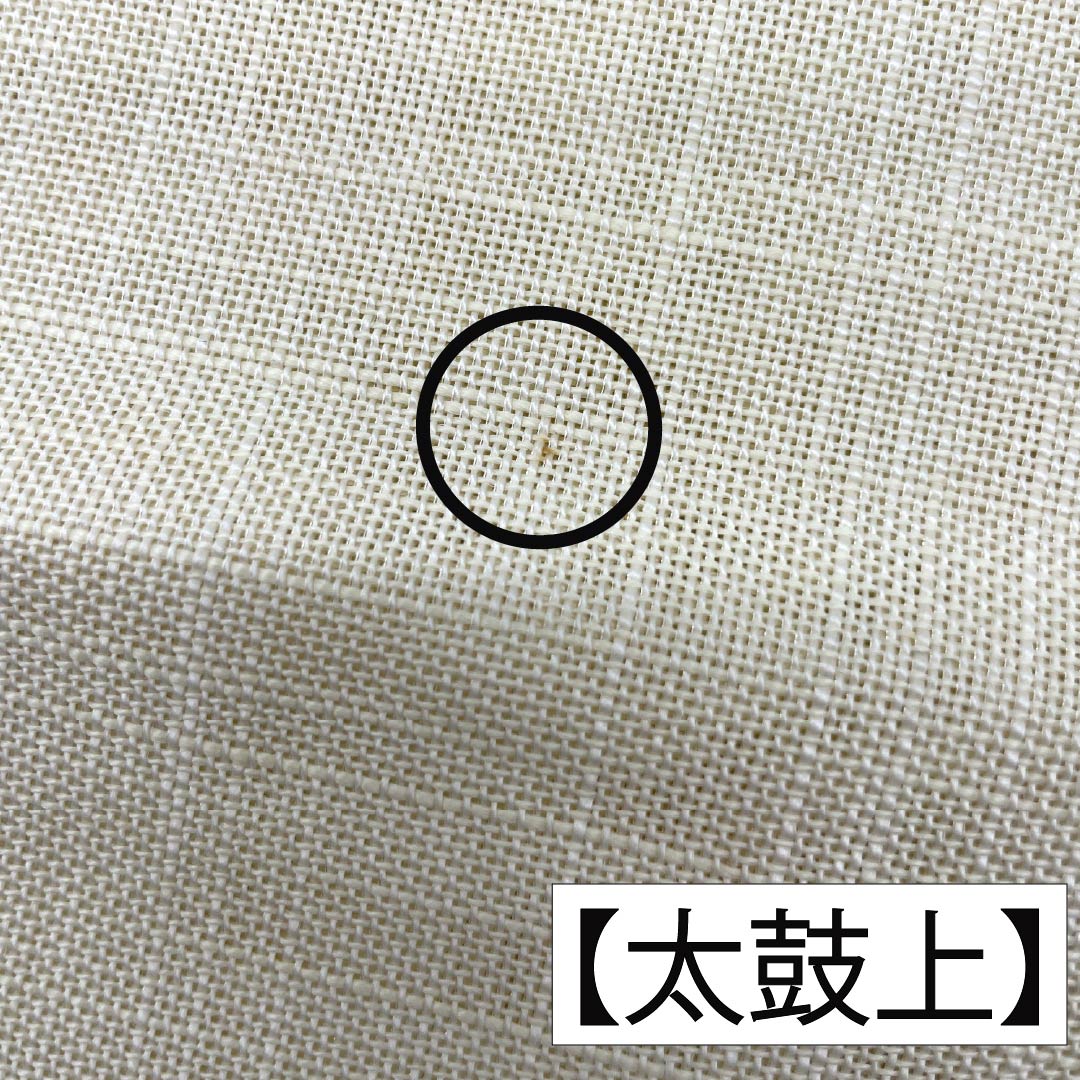 名古屋帯 正絹 Aランク 松葉仕立て 乳白色(にゅうはくしょく) 植物柄 夏帯 長尺 帯丈378cm ポイント柄 カジュアル 白系 1124013403311