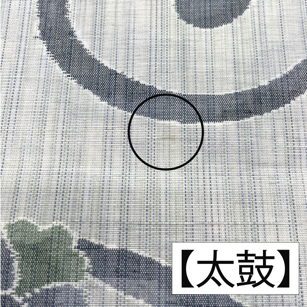 袋帯 正絹 Aランク 紬地 西陣織 唐花模様 帯丈436cm 全通 カジュアル グラデーション系 1123015863399