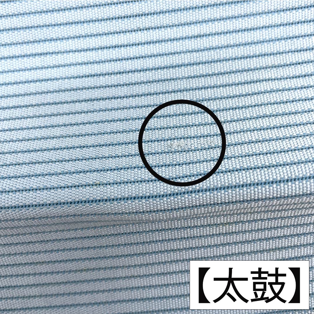 名古屋帯 正絹 Aランク 松葉仕立て 瓶覗色(かめのぞきいろ) 紅葉 夏帯 帯丈356cm ポイント柄 セミフォーマル 青系 1124013213317