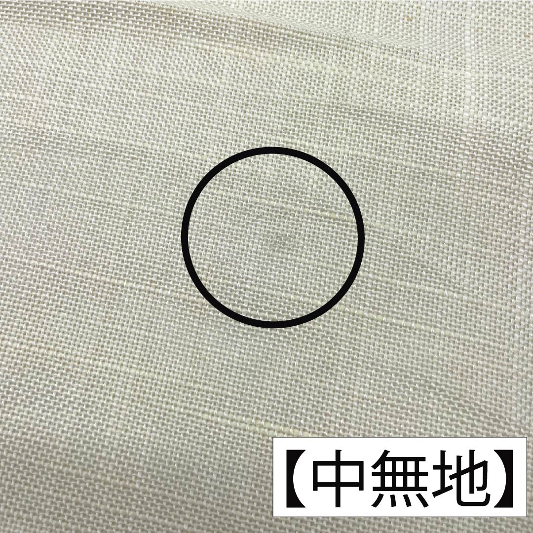名古屋帯 正絹 Aランク 松葉仕立て 乳白色(にゅうはくしょく) 植物柄 夏帯 長尺 帯丈378cm ポイント柄 カジュアル 白系 1124013403311