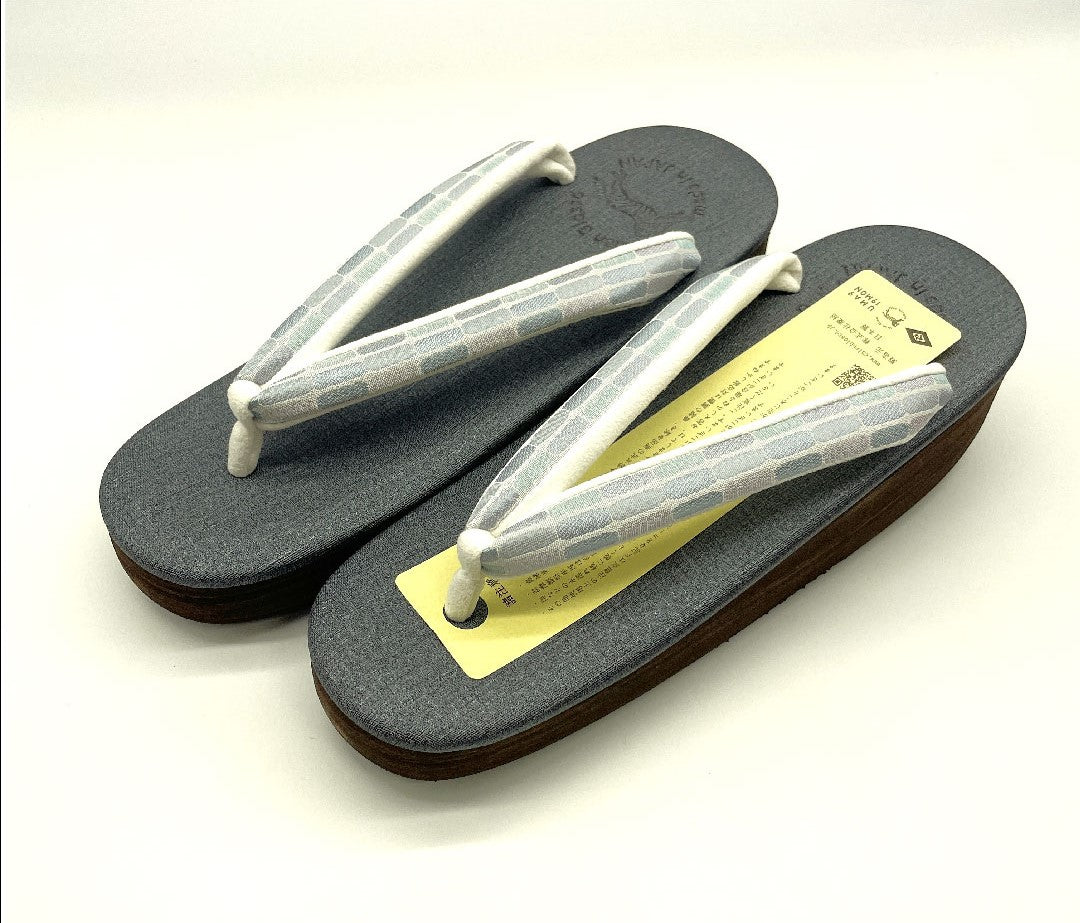 (新品未使用品)カレンブロッソ カフェ草履 Lサイズ グレー系 NEWランク 1122000381422