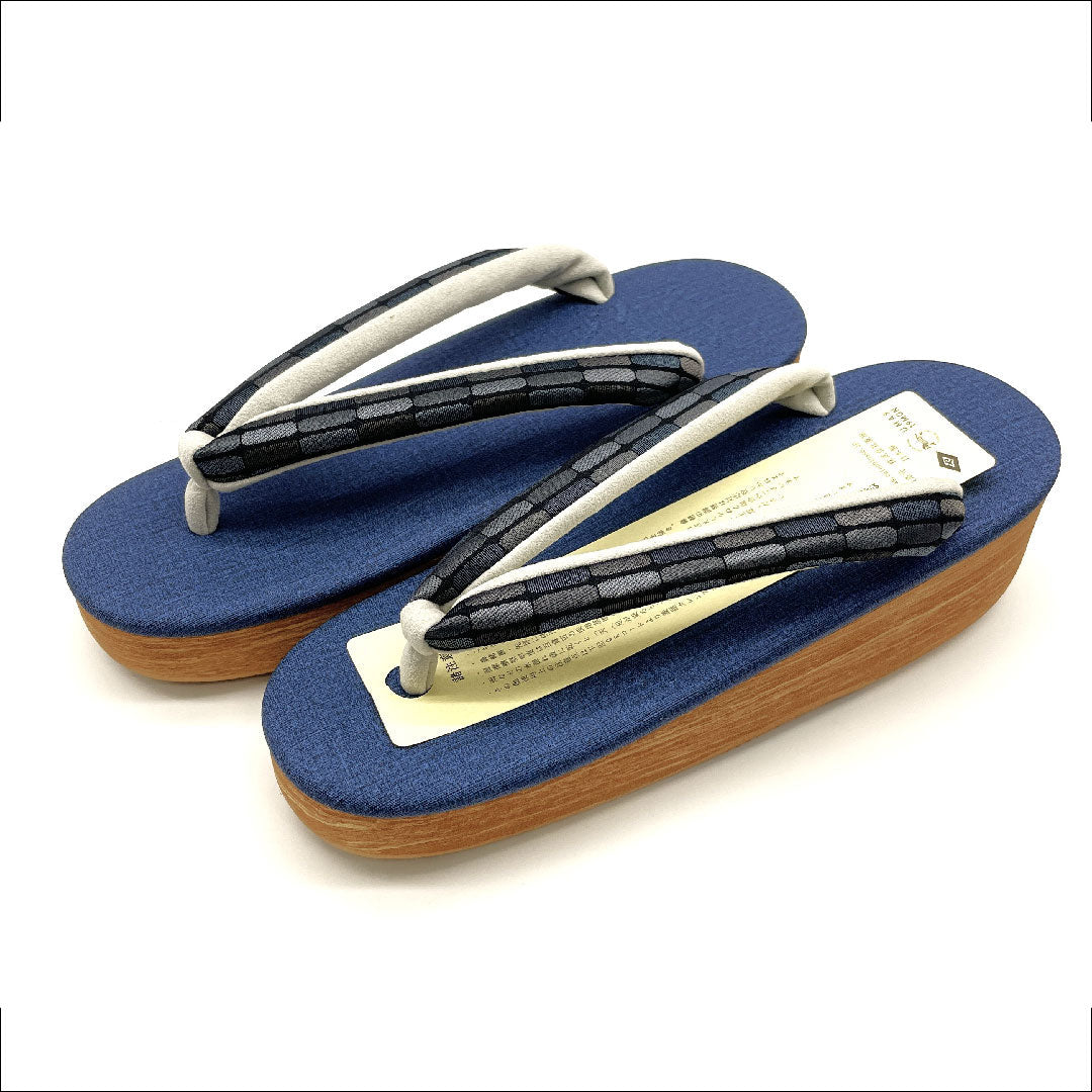 (Brand new, unused) Karen Blosso Cafe Sandals, Size M, Navy, NEW Rank, 1122000641318