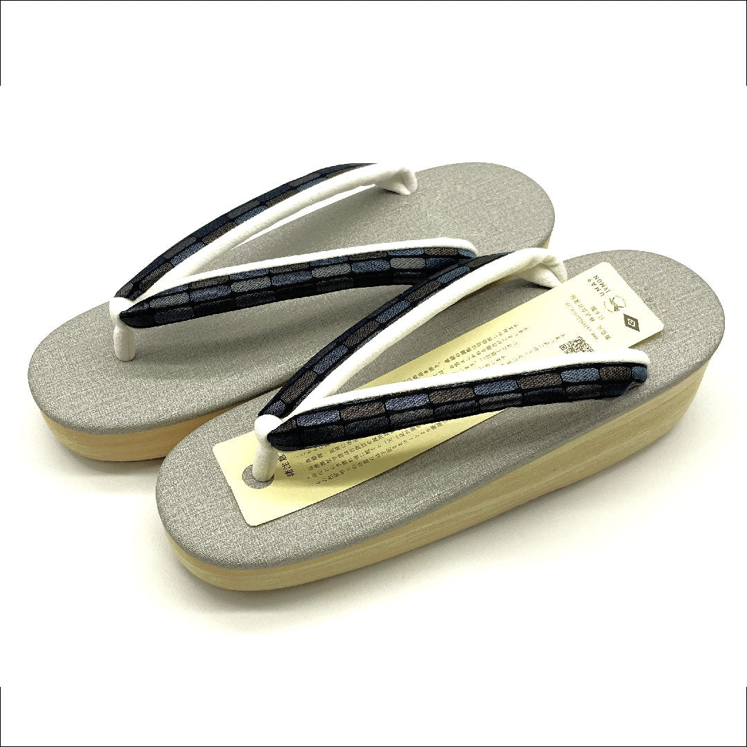 (新品未使用品)カレンブロッソ カフェ草履 Mサイズ グレー系 NEWランク 1122000611322