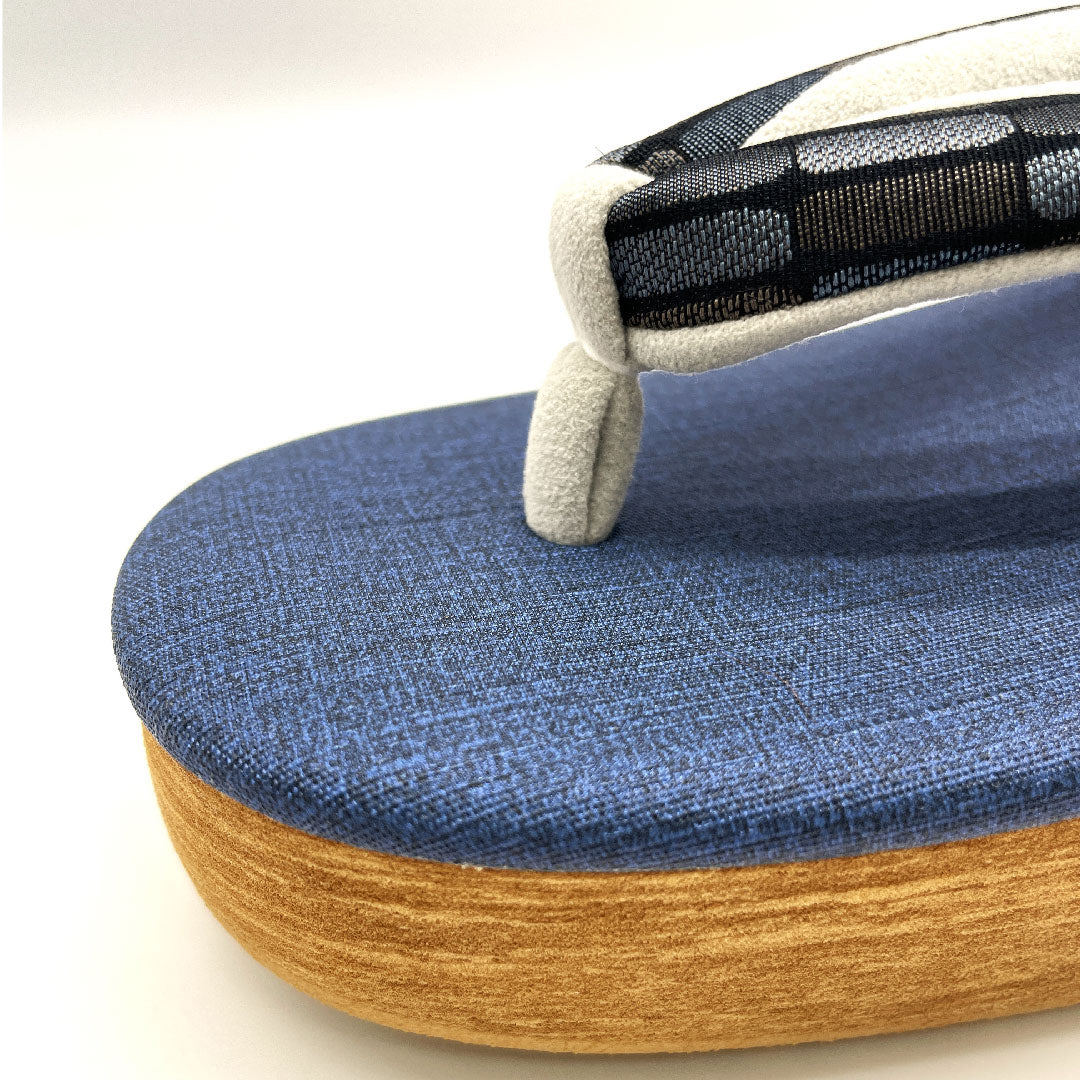 (Brand new, unused) Karen Blosso Cafe Sandals, Size M, Navy, NEW Rank, 1122000641318