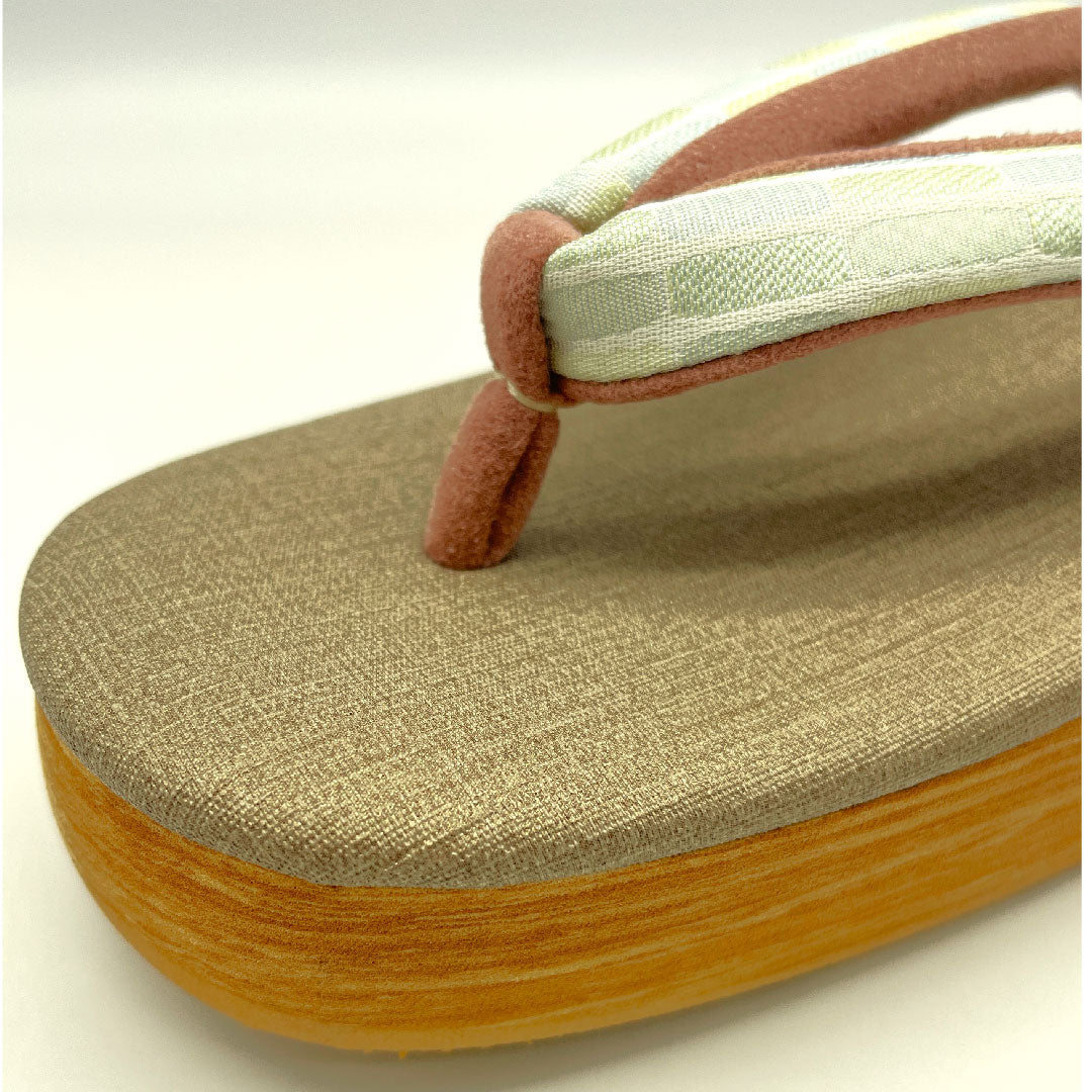 (新品未使用品)カレンブロッソ カフェ草履 Lサイズ 茶系 NEWランク 1122000391414