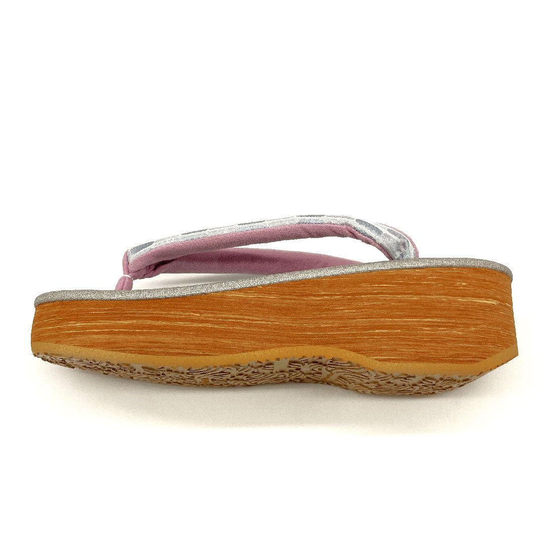 (新品未使用品)カレンブロッソ カフェ草履 Mサイズ グレー系 NEWランク 1122000631322