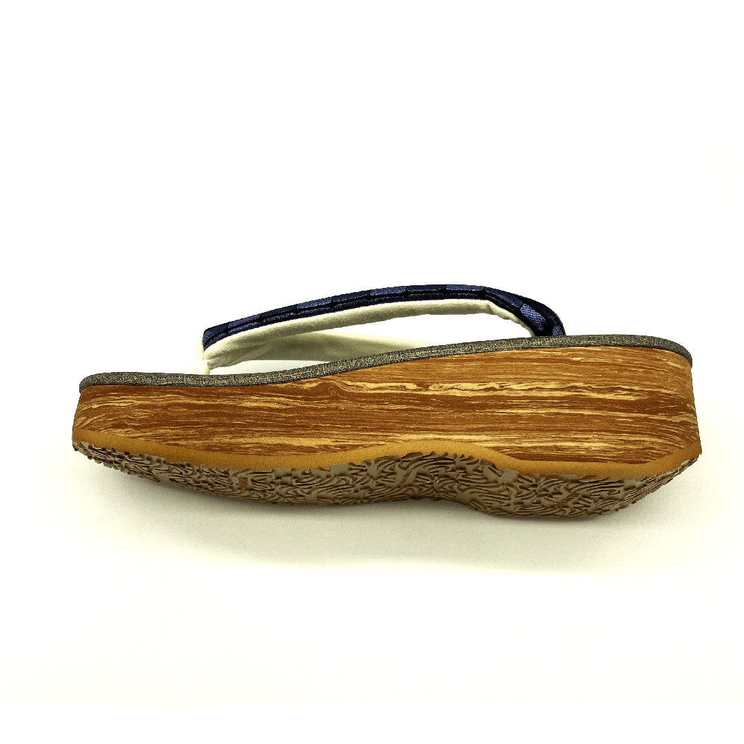 (新品未使用品)カレンブロッソ カフェ草履 Lサイズ グレー系 NEWランク 1122000711422