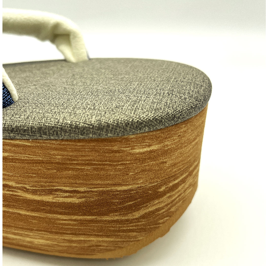 (新品未使用品)カレンブロッソ カフェ草履 Lサイズ グレー系 NEWランク 1122000711422