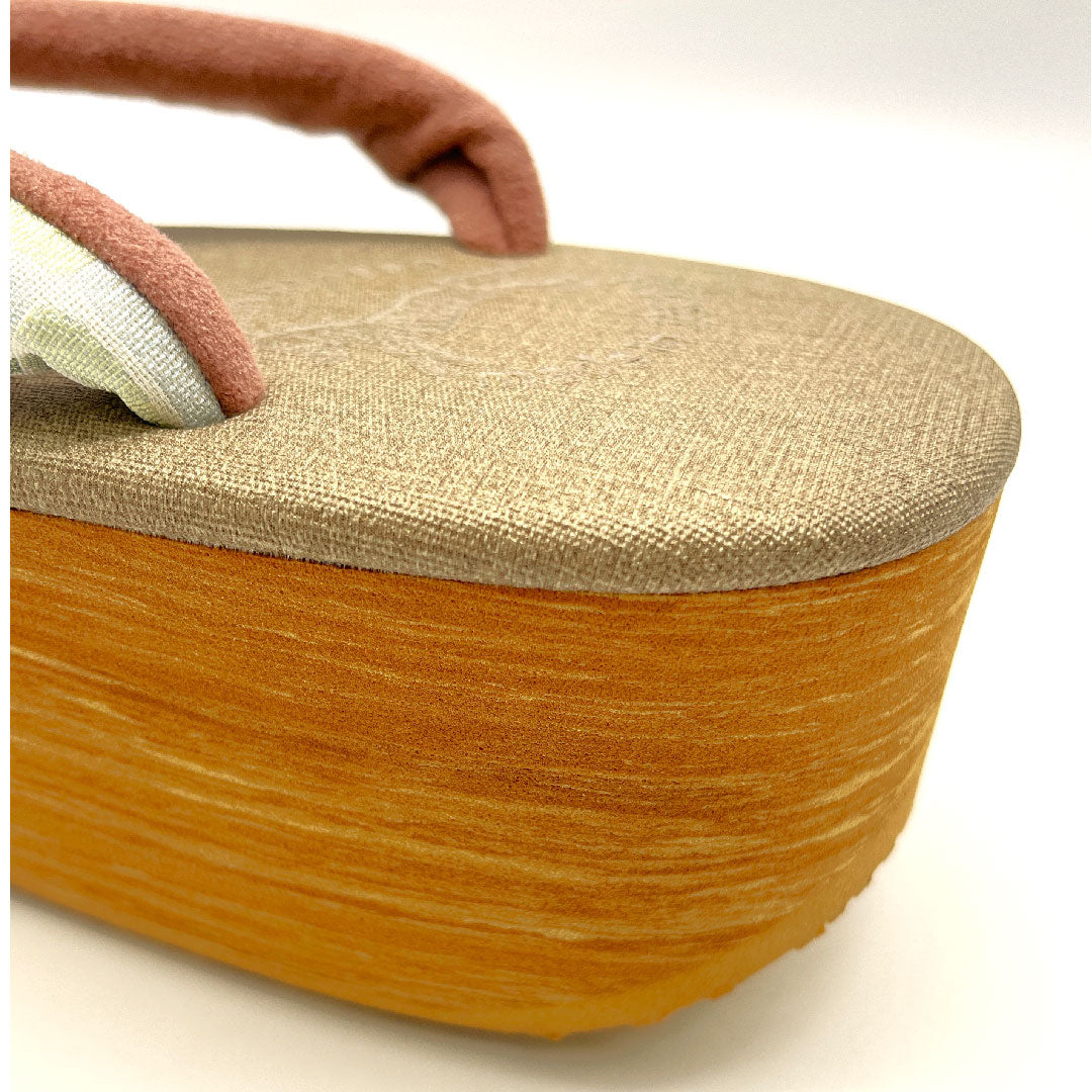 (新品未使用品)カレンブロッソ カフェ草履 Lサイズ 茶系 NEWランク 1122000391414