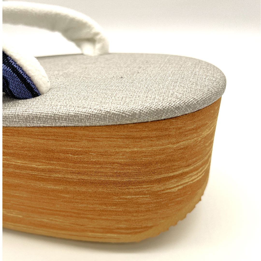 (新品未使用品)カレンブロッソ カフェ草履 Mサイズ グレー系 NEWランク 1122000551322