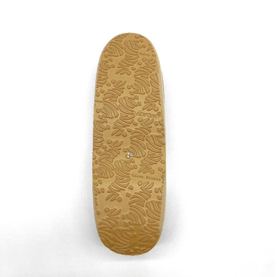 (新品未使用品)カレンブロッソ カフェ草履 Mサイズ 紫系 NEWランク 1122000601320