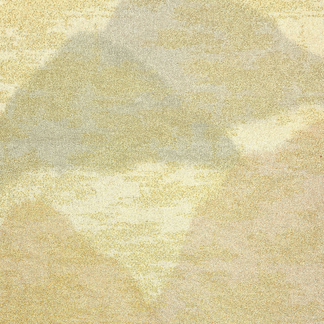 袋帯 山模様 帯丈429cm 正絹 Aランク 全通 セミフォーマル 金系 1123002423321