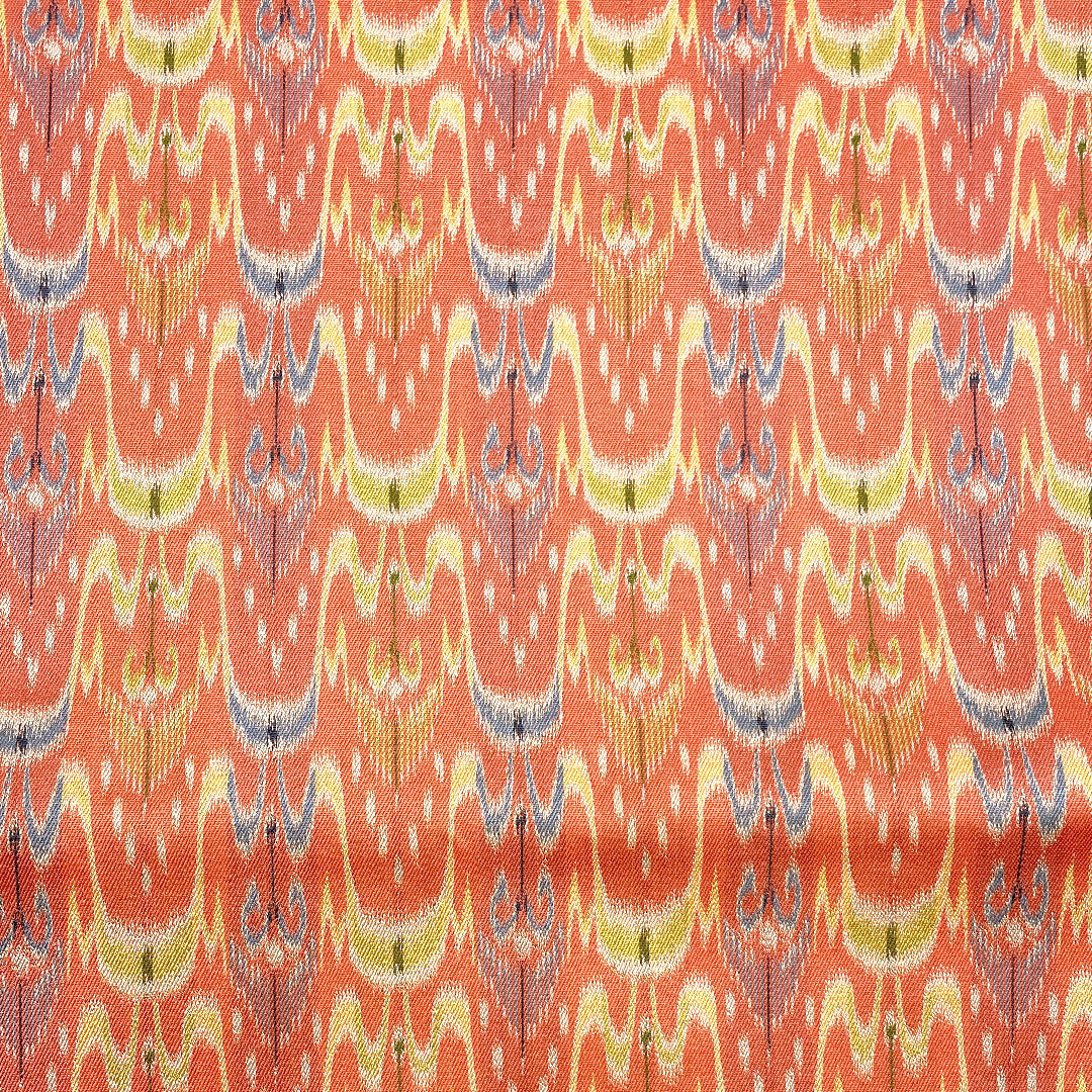 名古屋帯 龍村美術織物 七曜太子 比翼仕立て 帯丈361cm 正絹 Sランク 全通 セミフォーマル 朱系 1124000392316 開き仕立て