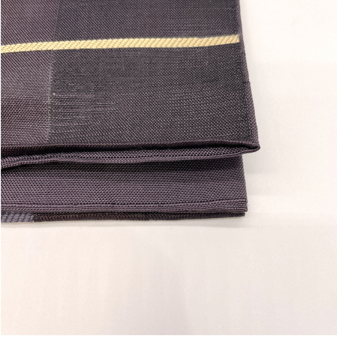 袋帯 抽象模様 帯丈436cm 正絹 Sランク 六通 カジュアル 紫系 1123001482320