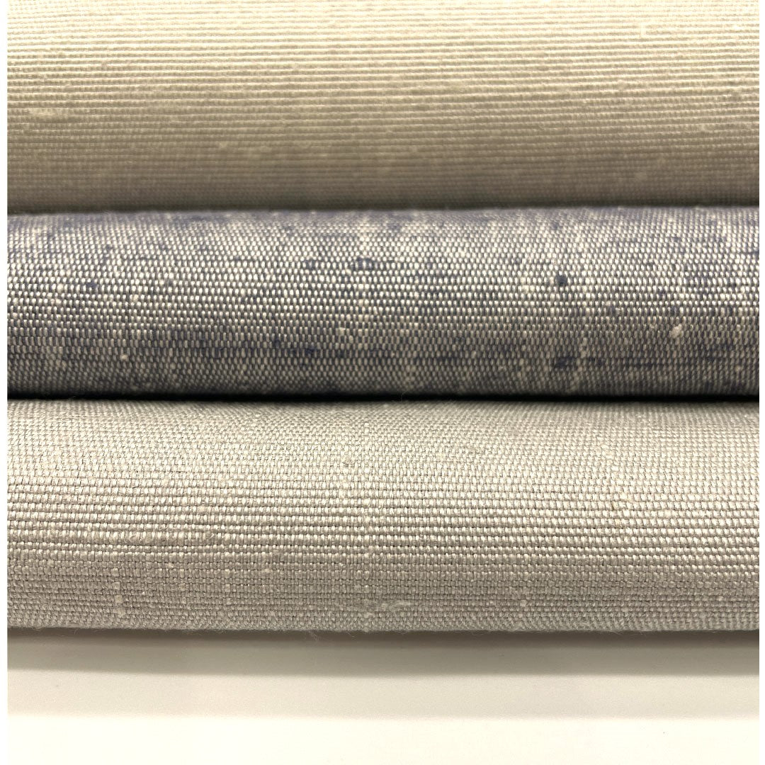 名古屋帯 手織り紬 抽象模様 帯丈377cm 正絹 Sランク ポイント柄 カジュアル グレー系 1124000292322 松葉仕立て