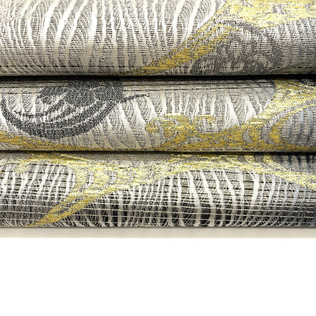 袋帯 本泥染 流水 菖蒲 帯丈442cm 正絹 Sランク 六通 セミフォーマル 黒系 1123001692310