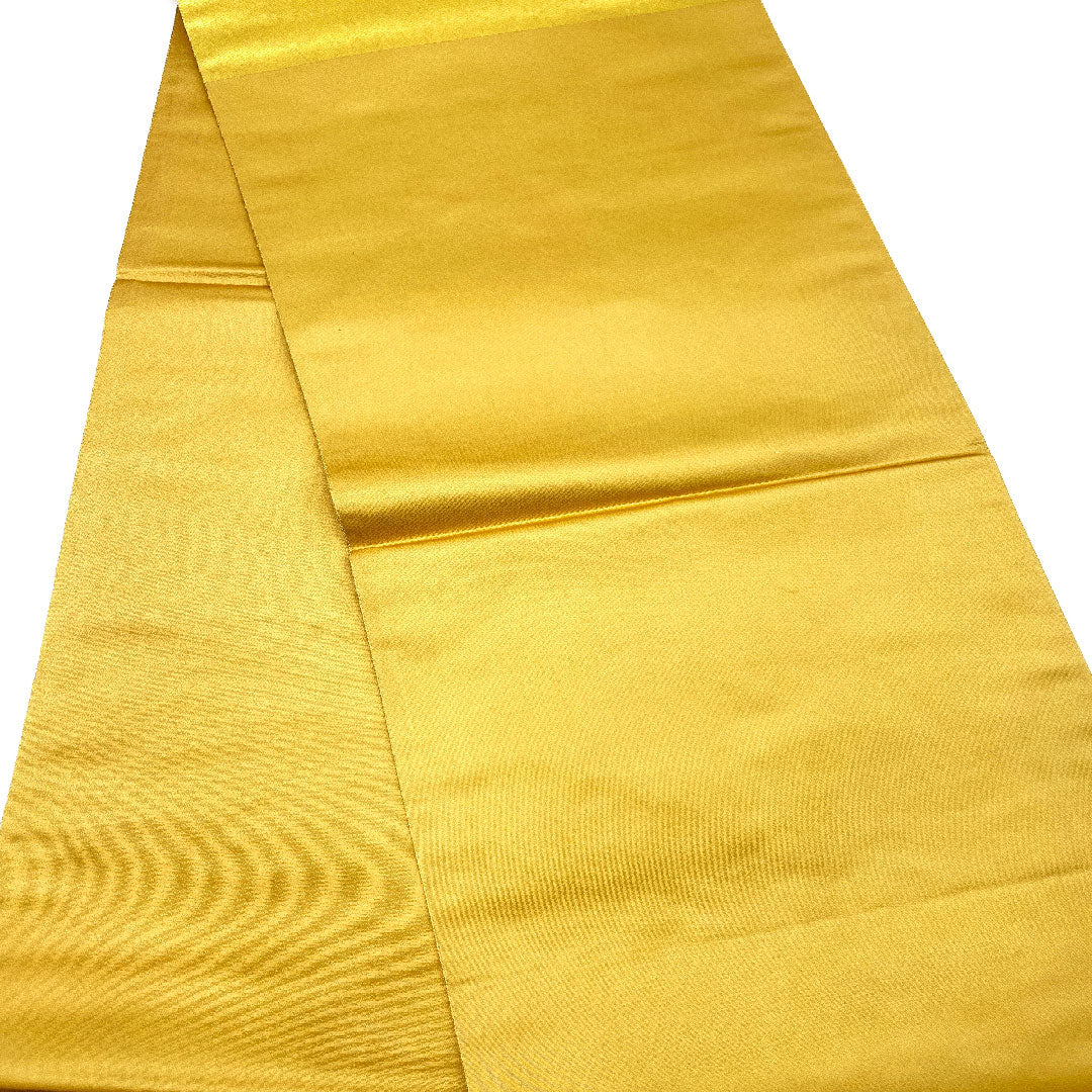 袋帯 花車 鴛鴦 帯丈432cm 正絹 Aランク 六通 フォーマル 金系 1123002403321