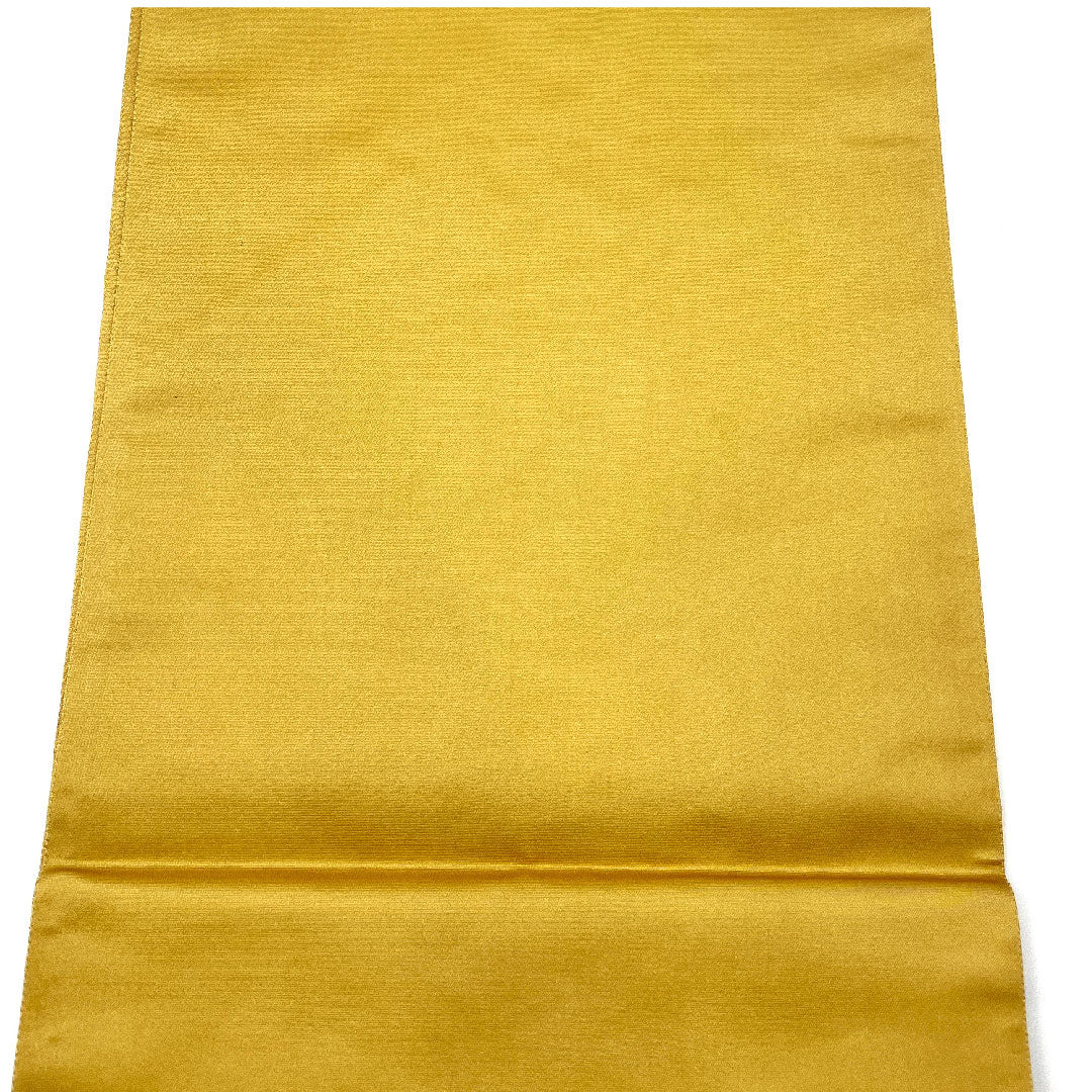 袋帯 花車 鴛鴦 帯丈432cm 正絹 Aランク 六通 フォーマル 金系 1123002403321