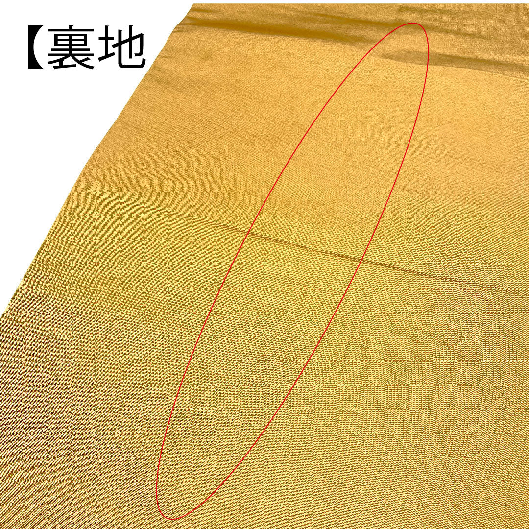 袋帯 変わり亀甲 帯丈443cm 正絹 Aランク 全通 セミフォーマル 茶系 1123002193314