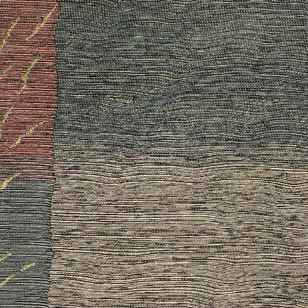 袋帯 帯丈440cm 正絹 Aランク 全通 カジュアル 緑系 1123000663319