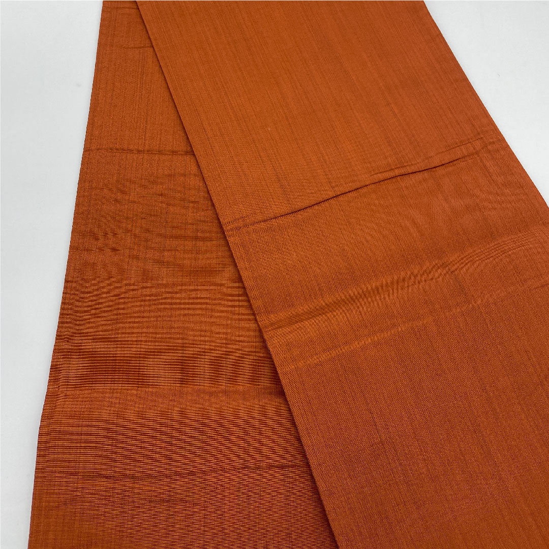 袋帯 斜め取り 帯丈432cm 正絹 Sランク 六通 カジュアル 茶系 1123000932314